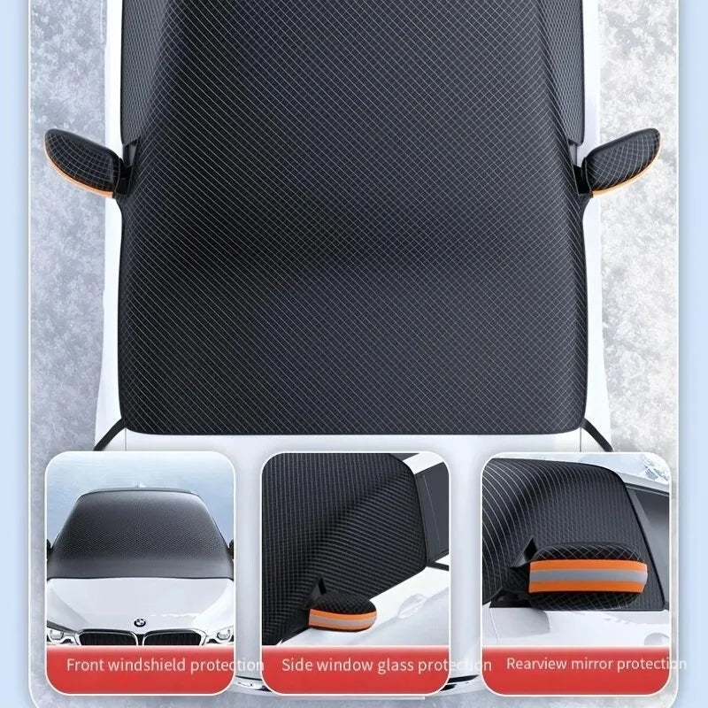 Magnetic Car Front Windscreen Cover Automobile Sunshade Windshield Snow Sun Shade Waterproof Exterior Covers Car Accessories