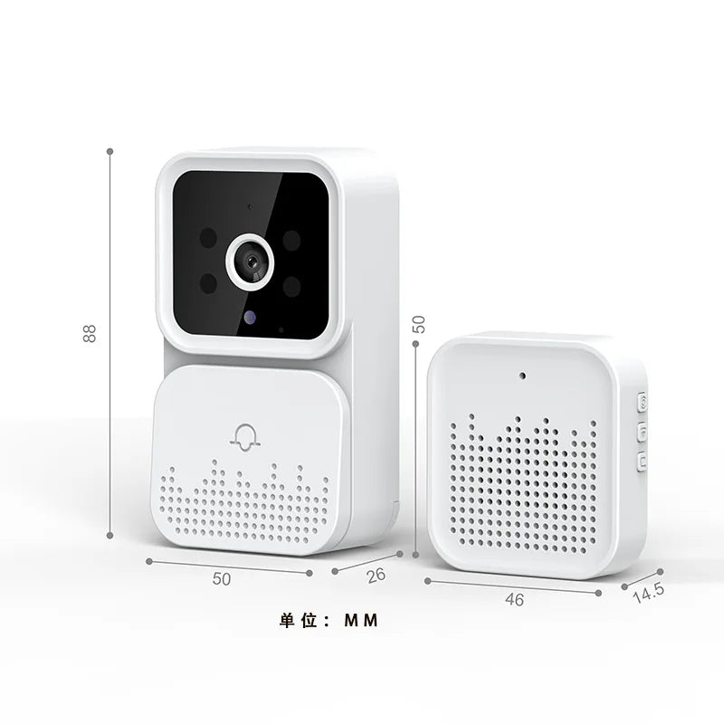 Tuya APP Wireless WIFI Doorbell Cloud Storage  Visual Doorviewer  Long Time Standby Video Door Phone