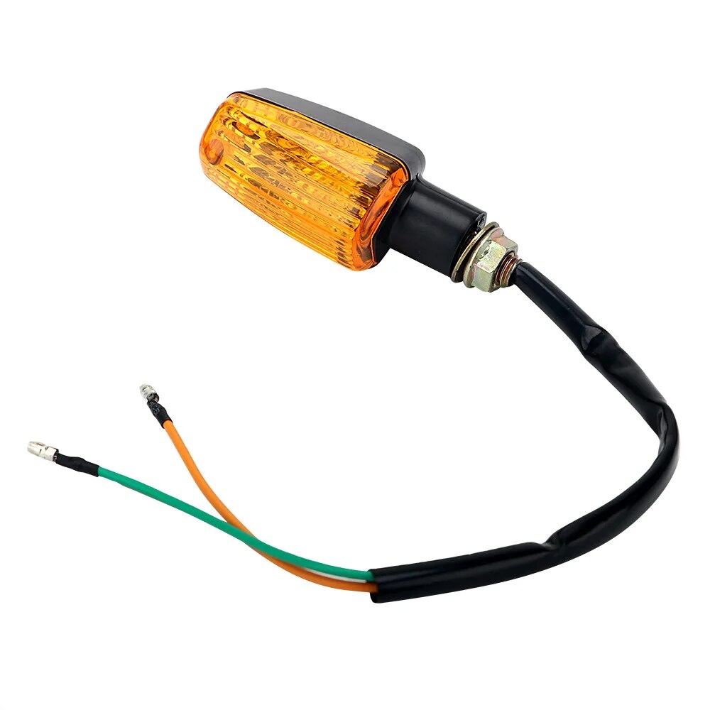 Universal Motorcycle Flasher Blub Turn Signal Lamp DC 12V Motorbike Indicator Light Amber Blinker Bulb 8W Moto Accessories 2Pcs