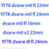 Motorcycle parts yftk  Dvarw MTL FL dl 22/24 mm Dead Rabbit 3 bskr V3 b3 mini v2 siren v4 kylin mini v2 kayfun x lite Piston kit