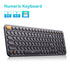 Baseus Mouse Bluetooth Wireless Computer Keyboard and Mouse Combo with 2.4GHz USB Nano Receiver  for PC MacBook Tablet Laptop