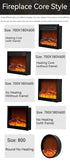 Electric Fireplace Decorative Fireplace Simulation Stoves Embedded Fire Heating Household European Style Electric Fireplace