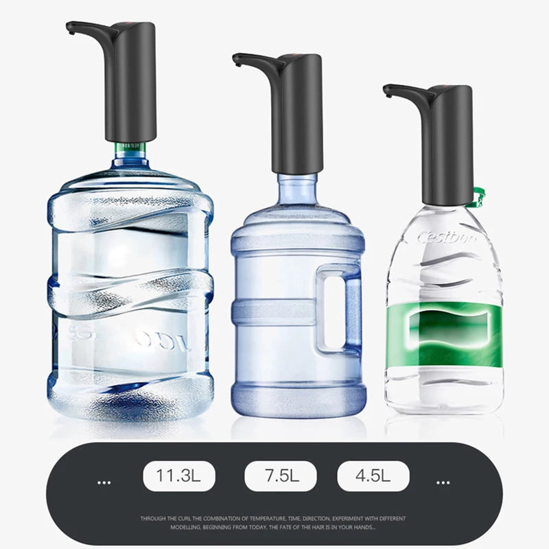 Electric Water Pump USB Rechargeable Water Dispenser Quantitative Effluent Dispenser Automatic Drinking Dispenser Home Gadgets