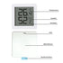 Mini LCD Digital Thermomether Hygro Temperature Humidity Meter Indoor Outdoor Gauge Household Instrument Temea Moisture Sensor