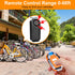 Hollarm Wireless Bicycle Vibration Alarm IP55 Waterproof Motorcycle Alarm Remote Control Anti-theft Bike Detector Alarm System