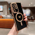 Luxury Wireless Charging Magnetic Love Heart Case For Samsung S21 S22 S23 Ultra Plus Magsafe Bumper Shockproof Cases Cover