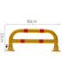 KOOJN Car Stopper Thickened Gantry Car Parking Space Lock Spring Parking Space Occupying Pile Lock Anti-collision and Compress