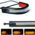 Universal Flexible LED Motorcycle Turn Signal Light Brake Lamp Bar Strip Off-road Moto License Plate Taillight LED Brake Light