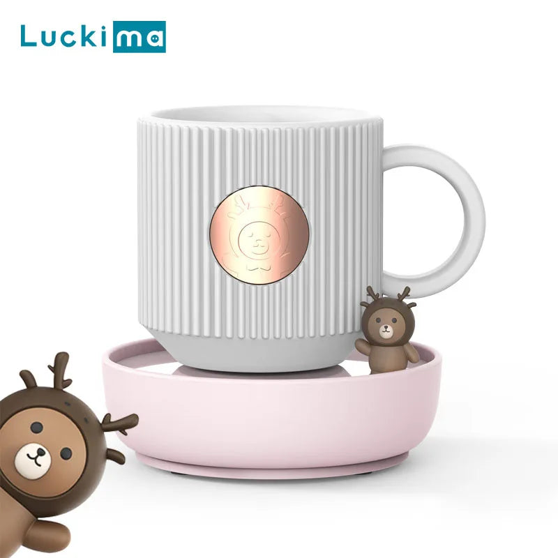 Electric Automatic Self Stirring Magnetic Mug New Mixing Coffee Mugs Smart Cup Warmer Adjustable Cups Coaster Water Heater Gift