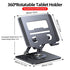 360° Metal Desk Mobile Phone Holder Stand For iPhone iPad Xiaomi Adjustable Desktop Tablet Holder Cell Phone Stand 5.0