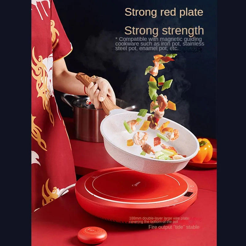 Induction Cooker 2200W New model Wireless Remote Control Touch Screen Anti-slip Kitchen Cooking Multi-function Induction Cooker