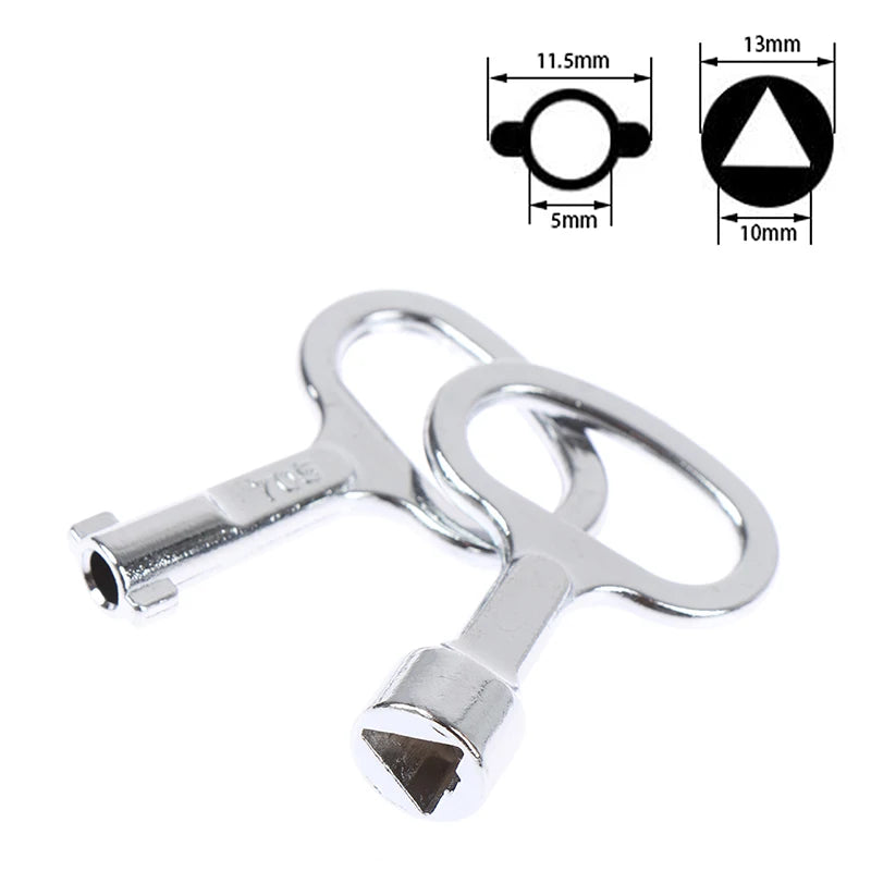 Universal Triangular Key Socket Key for Electric Cabinets Multifunctional Wrench Panel Lock Metro Train Elevator Door Key Lock