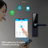 Tuya Wifi Digital Electronic Lock Smart Home Biometric Fingerprint Door Lock Tuya APP Bluetooth Remote Unlocking Keyless Lock