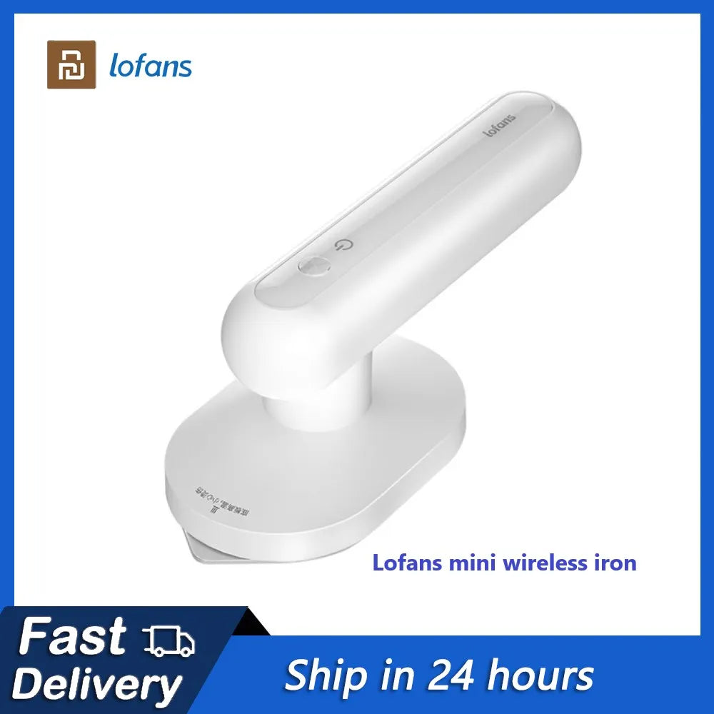 Lofans mini wireless iron for Clothes machine portable USB rechargeable Mini Ironing for Travel Home Appliance