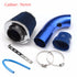 76MM 3 '' Universal Automotive Modification Mushroom Head Filter Air Filter Air Filters Intake Aluminum Pipe Kit Caliber