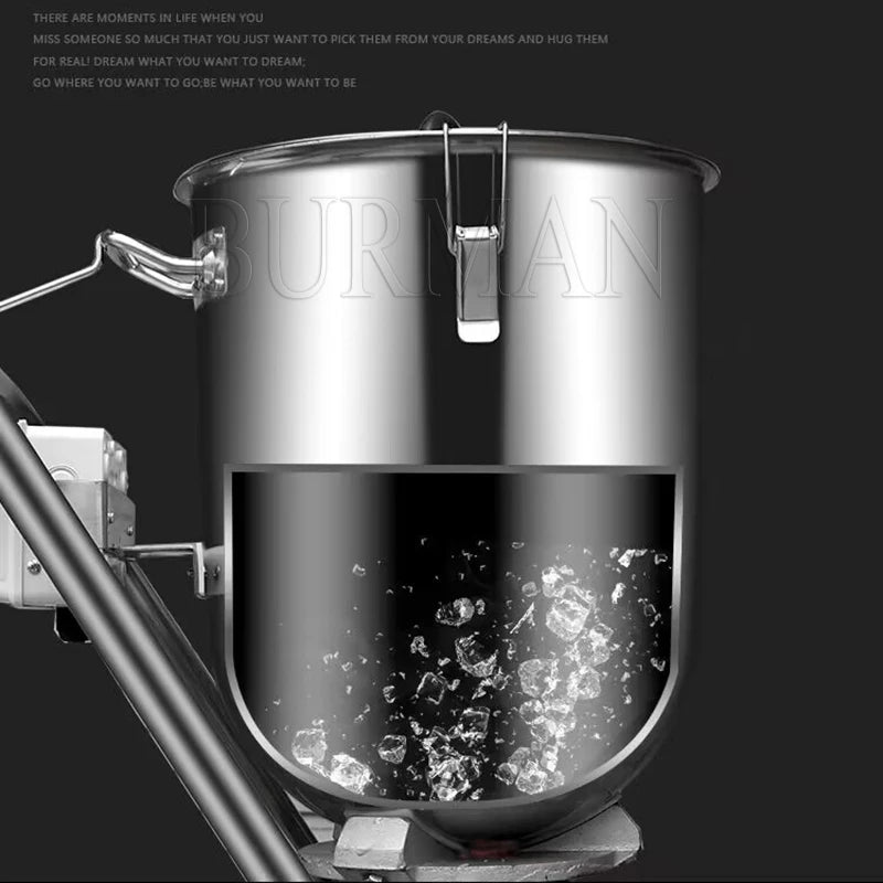 Electric Ice Crusher Smoothie Shaver Snow Cone  Block Breaking Grinder Machine Commercial  Slush Sand Maker