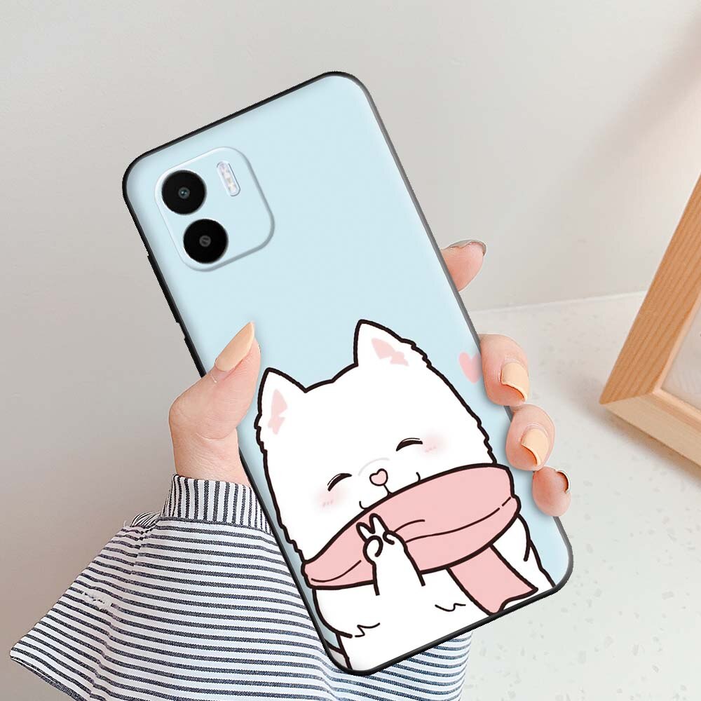 For Redmi A1 Case 2022 TPU Silicone Soft Bumper Shockproof for Xiaomi Redmi A1 Coque Back Cover For Redmi A1 + A1 Plus Fundas