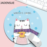 Kawaii Round Celestial Mouse Pad Soft Mat for Game Computer Cap Desk Mat Pads Non-Slip Rubbe PC Waterproof Office MousePad 20cm