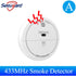 433MHz Smoke Detector Wireless Fire Sensor Cigarettes Smok Detect For Kitchen Warehouse Smart Home Security Alarm System