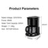 Semi-automatic Electric Latte Espresso Drip Coffee Maker 0.6L Mini Brew Tea Pot Boiler Moka American Cafe Powder Machine Cup EU