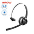 Mpow HC3 Bluetooth 5.0 Headphone Dual Noise Cancelling Microphone Clear Wireless&Wired Headset For PC Laptop Call Center Phones