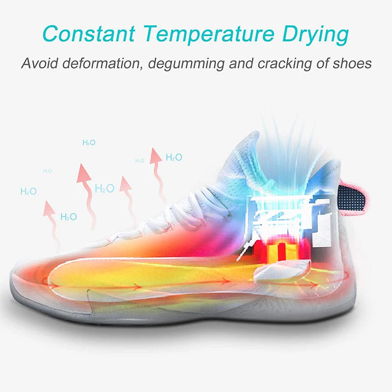 Household Shoe Dryer Intelligent Sterilization Foot Care Device Warm Air Drying Dehumidification Odor Removal Mute with Timer