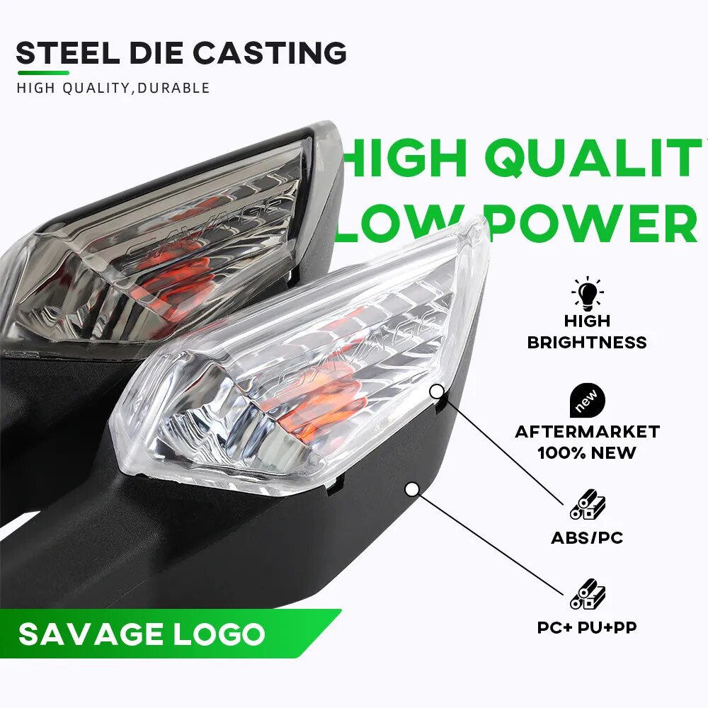 Rear Turn Signal Light Indicator For KAWASAKI NINJA 250 300 400 650 1000 ZX-6R ZX-10R Z250SL Z1000SX Motorcycle Blinker Lamp