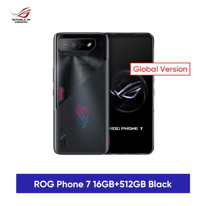 ASUS ROG Phone 7 Gaming Phone 2023 New Snapdragon 8 Gen 2 6.78'' 165Hz AMOLED 6000mAh 65W Fast Charge 5G Smartphone Rog 7 pro