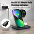 3 in 1 Wireless Charger Stand 15W Qi Fast Charging Dock Station for Apple Watch iWatch S8 AirPods Pro For iPhone 14 13 12 XS XR