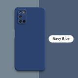 Original Square Liquid Silicone Case for OPPO A52 A72 A92 Camera Protective Phone Back Cover Boys Girls Shockproof Housing Armor