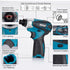 Compact 12V Electric Screwdriver 2500RPM 100N.m Cordless Impact Driver All-Copper Motor Compatible For Makita 10.8V Battery