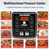 220V Multifunction Electric Pressure Cookers Soup Porridge Rice Heating Meal Heater 5L Intelligent Pressure Cooker for Home EU