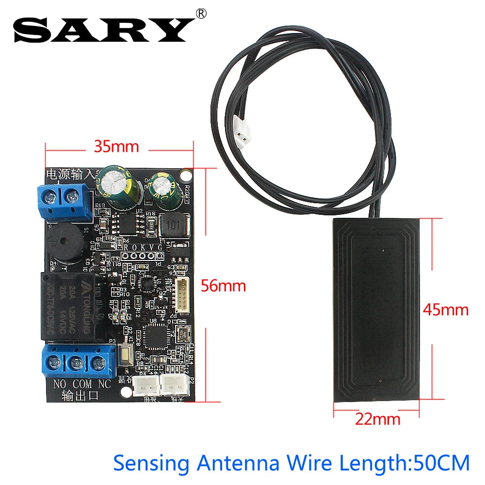 Mobile phone NFC induction control board fingerprint identification relay module IC card  13.56 mhz access controller