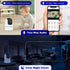 5MP Tuya WiFi Camera ONVIF Indoor Smart Home WiFi Security Auto Tracking Wireless WiFi Surveillance Camera Alexa Baby Monitor