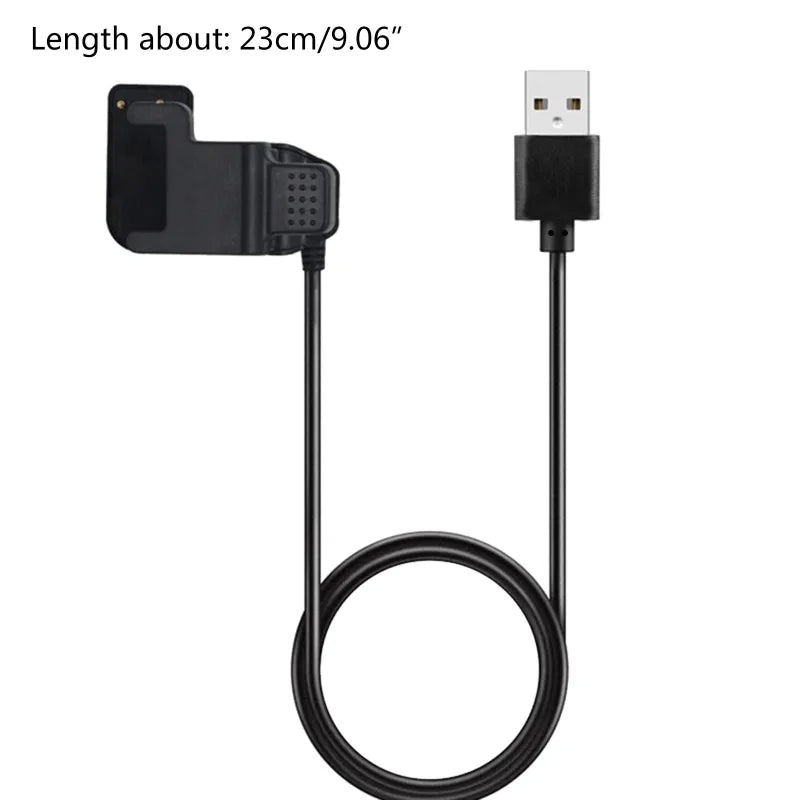 for Smart Watch Charger Universal USB Charging Cable 3 pin 3/4/7mm Clip for Smart Bracelet Charger Wire 2/3 pins for TW6