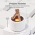 KINSCOTER Simulated Flame Aroma Diffuser Bonfire Air Humidifier Ultrasonic Cool Mist Maker Fogger LED Essential Oil Lamp Difusor