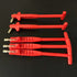 Car Tire Valve Stem Puller Tube Metal Tire Repair Tools Red Plastic Metal Car Puller Wheel Tire Remover Installer Changer Tool