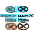 1 Pcs 3D ABS MARK X Emblem Premium Car Badge X Rear Truck Car Stickers Car Decor For Toyota MARKX MARK-X Car Accessories