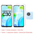 3in1 Anti-shock Clear Phone Cover For Realme C30 Case tempered glass Realmi C30 c 30 realmec30 6.5in Camera Lens Film Soft Shell