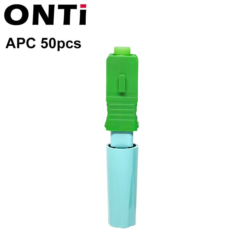 ONTi New SC APC SM Single-Mode Optical Connector FTTH Tool Cold Connector Tool SC UPC Fiber Optic Fast Connector