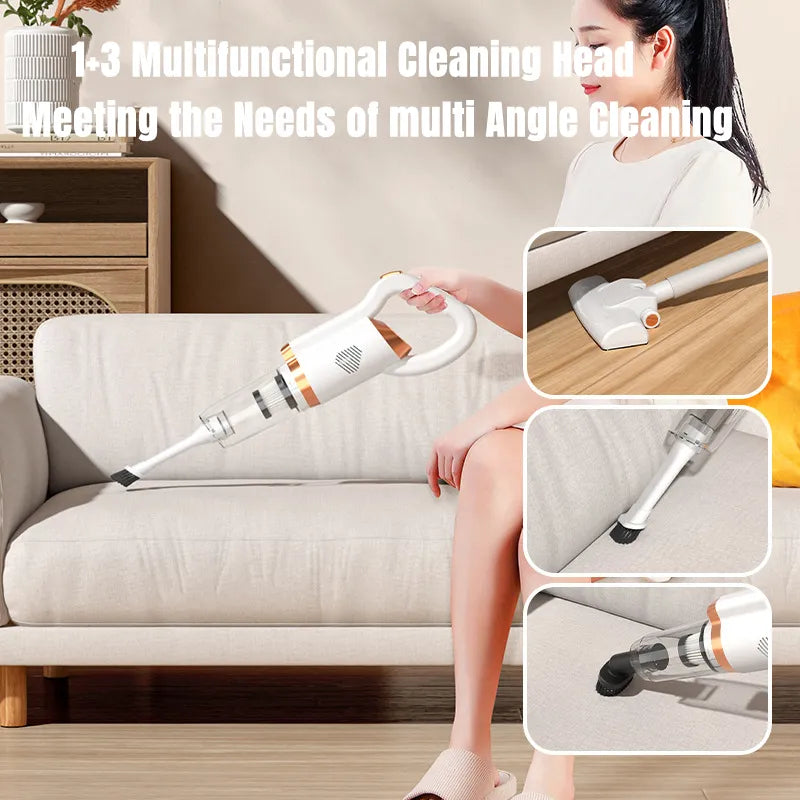 Vacuum Cleaner  85000pa Handheld Wireless Vacuum Cleaner Household CarPortable Dual Purpose Mop Vacuum Cleaner Sweeper