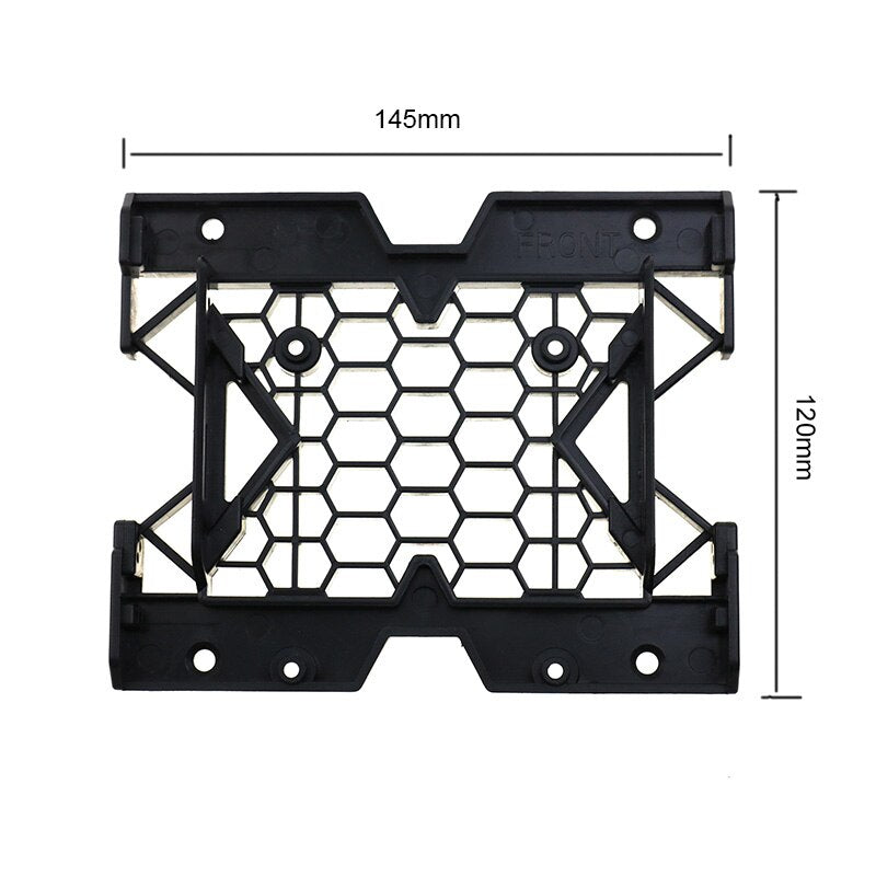 Nworld 2.5'' or 3.5'' to 5.25'' SSD HDD Mounting Bracket Internal Hard Disk Drive Bays Holder Adapter for PC