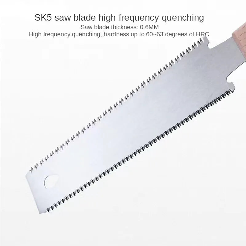 310MM Steel Saw Double Edged Japanese Pull Saw Flexible Blade Hand Saw for Woodworking Cutting Saw