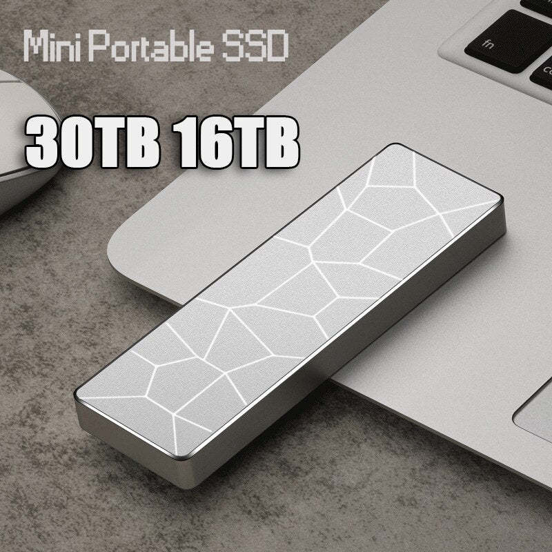 High-speed 8TB 4TB 1TB 500GB SSD Portable External Solid State Hard Drives USB 3.1 Type C Interface Original Mobile Hard Disks