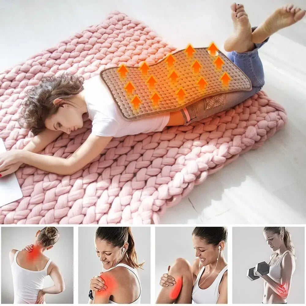 Multifunctional Electric Heating Pad Warm Winter Thermal Blanket for Bed Sofa Abdomen Electric Mat Carpet Electric Blank 59x30cm