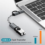 2 in 1 USB 3.0 OTG Adapter Type C Micro USB to USB 3.0 Adapter OTG Convertor Cable for Mobile Phone Mouse Keyboard Flash U Disk