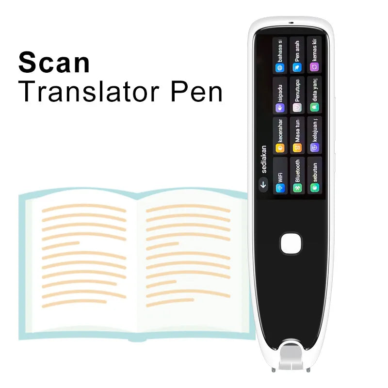 2023 Portable Pen Scanner 134 Languages Translation Pen Scanner Instant Text Scanning Reading Voice Scan Translator Device