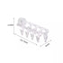 Folding Underwear Drying Rack Transparent Socks Clothes Hanger Wall Mount Sucker Install Home Laundry Hangers for Clothes