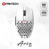 FANTECH ARIA XD7 Gaming Mouse 59g Mouse PIXART 3395 Wired and Wireless Mouse Huano 80 Million TTC Gold Encoder for Mouse Gamer