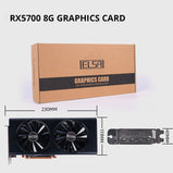 ELSA Uesd Radeon RX 5700 Video Card For AMD RX5700 8GB Graphics Cards GDDR6 256 Bit